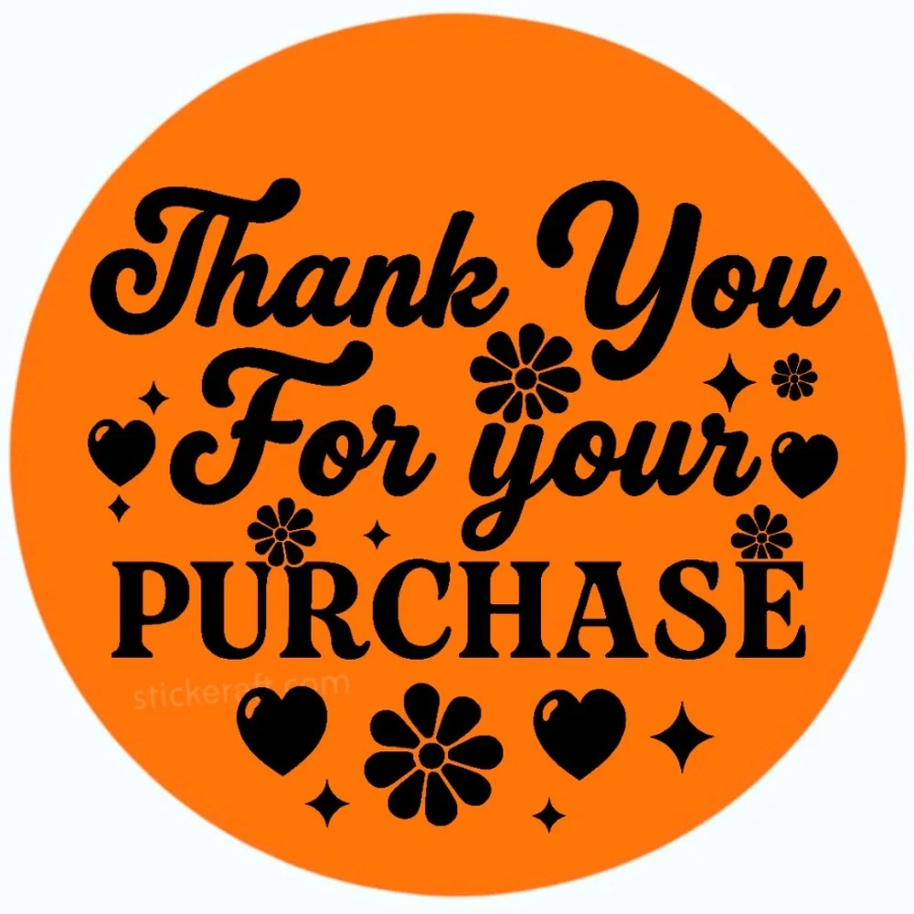 Thank You for Your Purchase Stickers – 2
